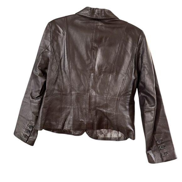 Worthington, genius, leather blazer size large - Picture 3 of 8